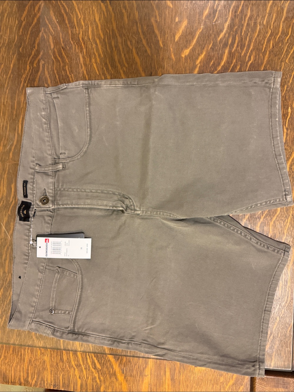 Quiksilver Men's Olive Green Chino Shorts